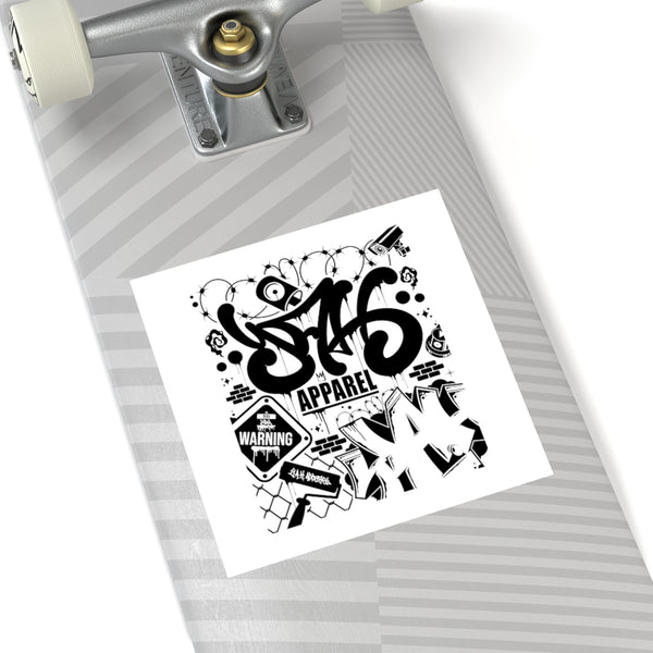 Y.A.H. Vandal Square Stickers, (Indoor\Outdoor)
