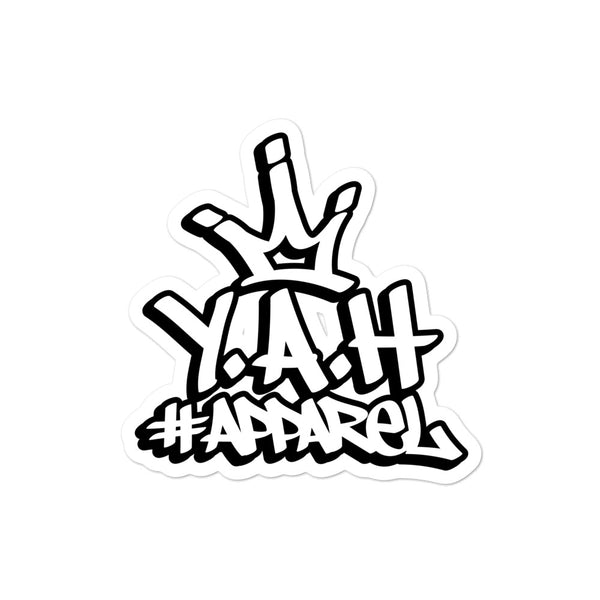Y.A.H. Apparel Bubble-Free Stickers