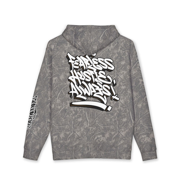 "Fearless Hustle Always" Unisex Heavyweight Hooded Sweatshirt