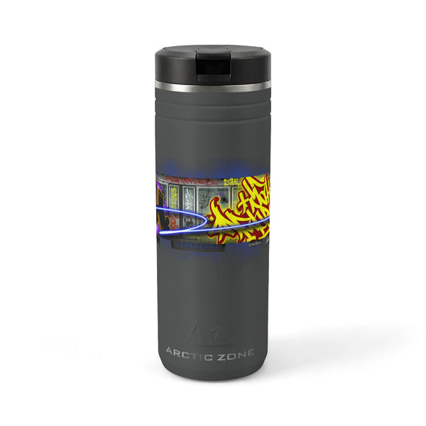 "Bombed Train" Titan Thermal Straw Tumbler, 24oz