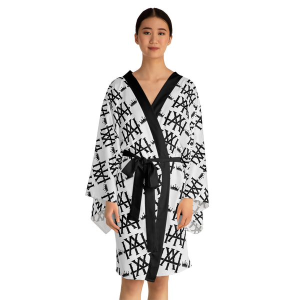 Monogram Long Sleeve Kimono Robe