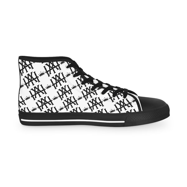 Monogramed Men's High Top Sneakers