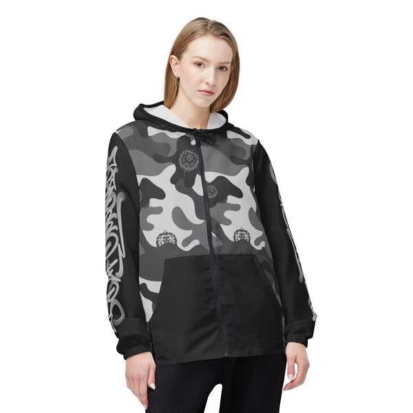 Snow Camo Windbreaker Jacket