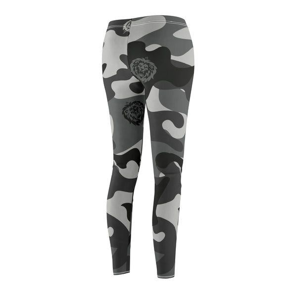 Snow Camo Women's Mid-rise Casual Leggings