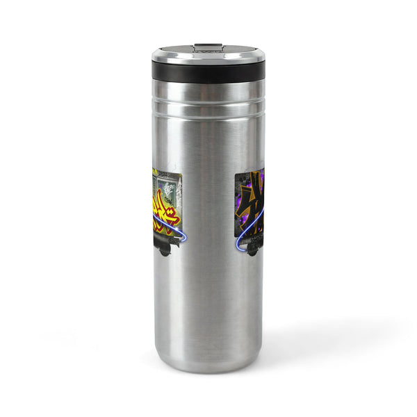 "Bombed Train" Titan Thermal Straw Tumbler, 24oz