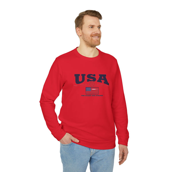 Y.A.H. Athletics X U.S.A. X adidas Unisex Fleece Crewneck Sweatshirt