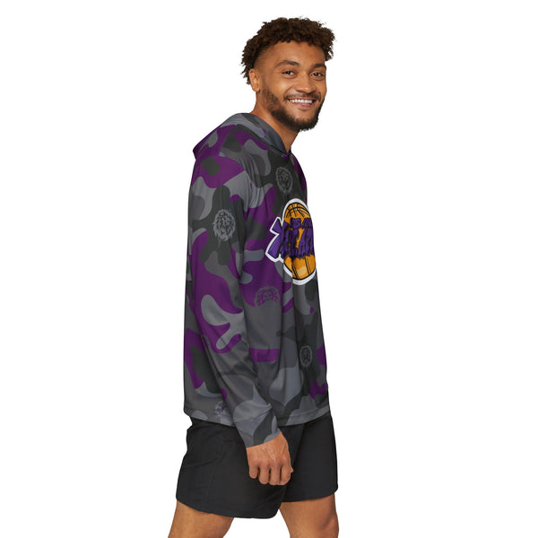 L.A. Y.A.H. Purple Camo Men's Sports Warmup Hoodie