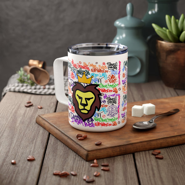 "The Drip Script"  10oz Insulated Coffee Mug