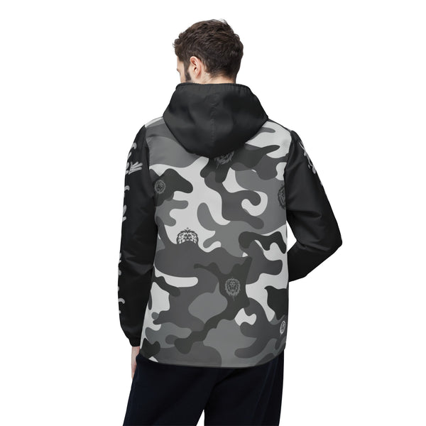 Snow Camo Windbreaker Jacket