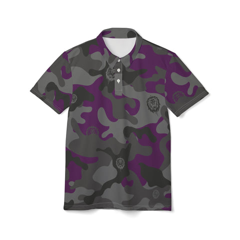 Hashtag  Purpswag Unisex  Camo Polo Shirt