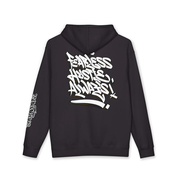"Fearless Hustle Always" Unisex Heavyweight Hooded Sweatshirt