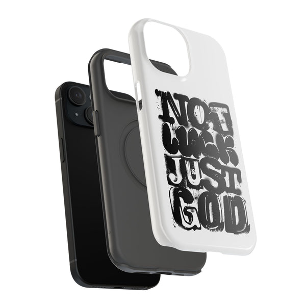 iPhone/Samsung Phone Case — “Not Luck Just God” Impact-Resistant Protective Case