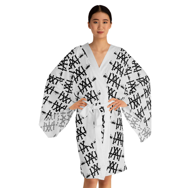 Monogram Long Sleeve Kimono Robe