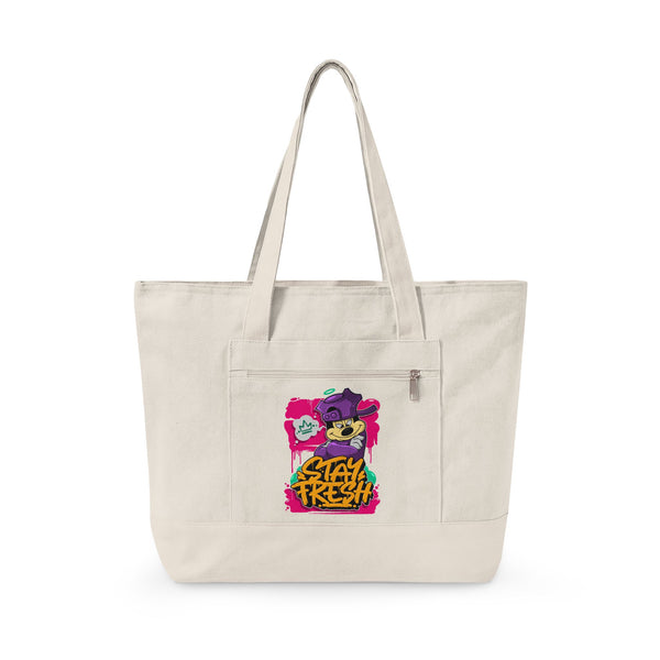 'Stay Fresh' — Canvas Tote Bag