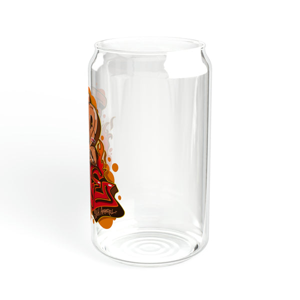 "Find Your Fire" Sipper Glass, 16oz