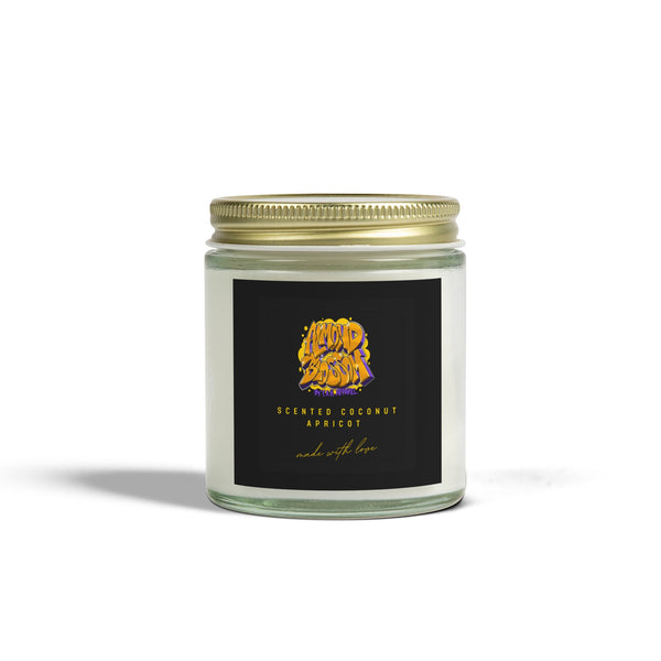 Almond Blossom Scented Coconut Apricot Candles (4oz, 9oz)