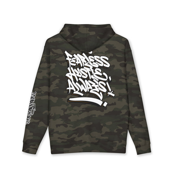 "Fearless Hustle Always" Unisex Heavyweight Hooded Sweatshirt