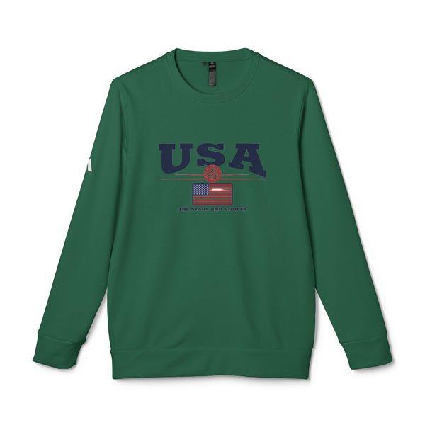 Y.A.H. Athletics X U.S.A. X adidas Unisex Fleece Crewneck Sweatshirt