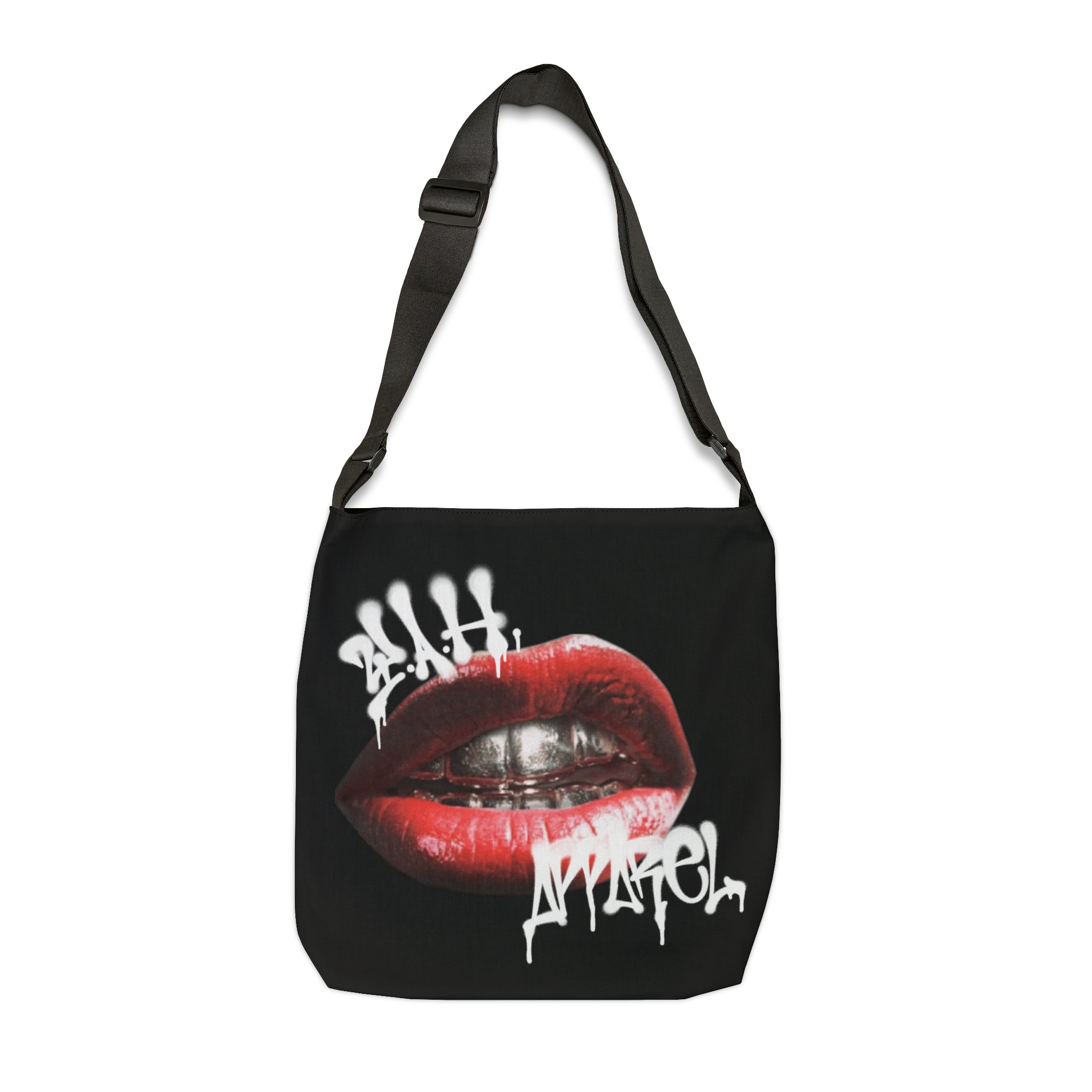 "Lips Pop'n" Adjustable Tote Bag