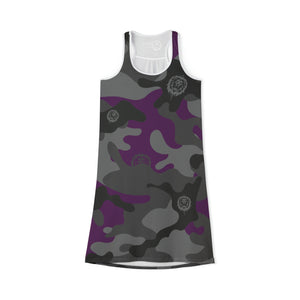 Women's Purple Camo Racerback Dress