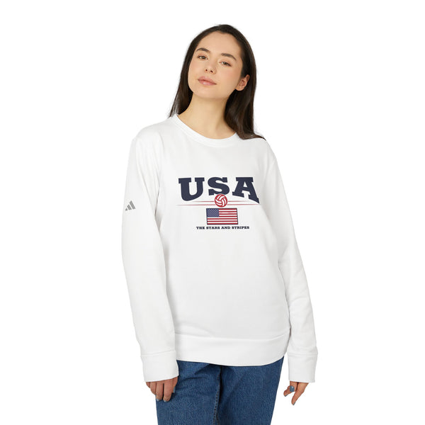 Y.A.H. Athletics X U.S.A. X adidas Unisex Fleece Crewneck Sweatshirt