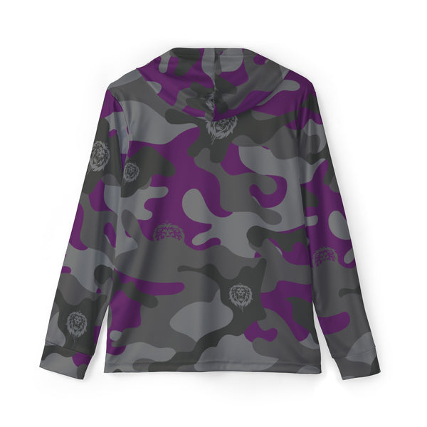 L.A. Y.A.H. Purple Camo Men's Sports Warmup Hoodie