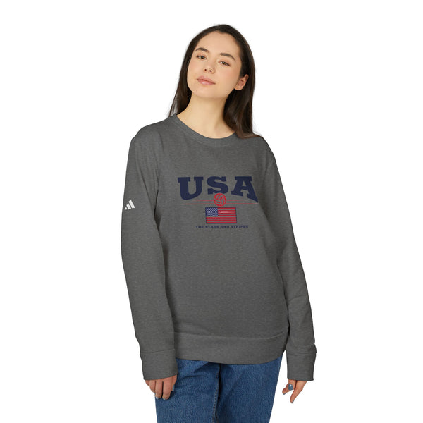 Y.A.H. Athletics X U.S.A. X adidas Unisex Fleece Crewneck Sweatshirt