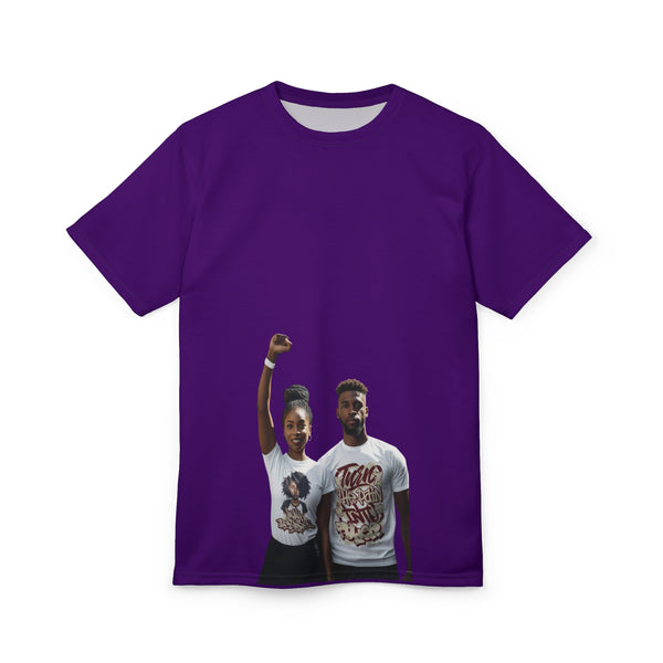 "Turn Pain Into Power" Unisex Cut & Sew Shirt