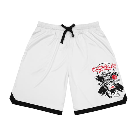 "Game Over" Basketball Rib Shorts