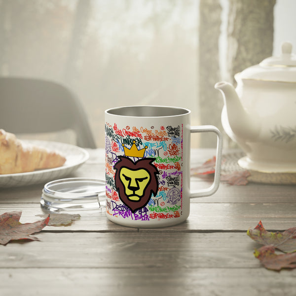 "The Drip Script"  10oz Insulated Coffee Mug