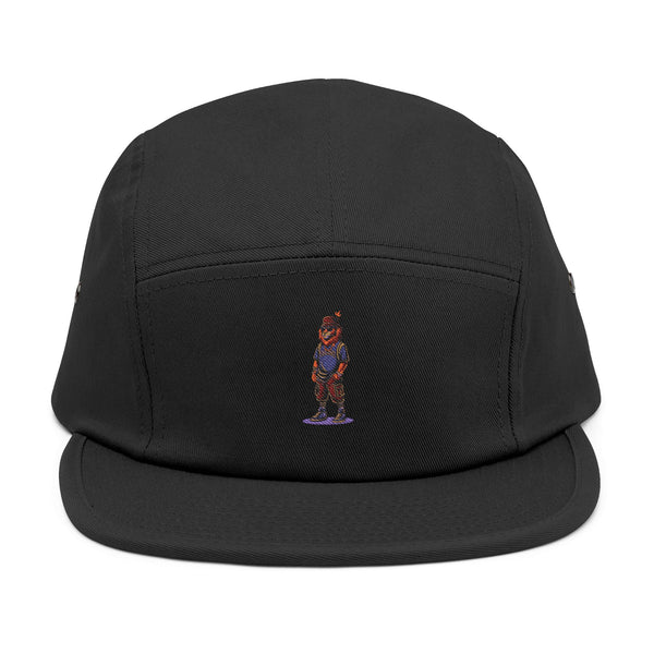"Mane Street" 5 Panel Cap, Trendy Hat for Urban Fashion, Perfect Gift for Friends, Ideal for Casual Outings, Unisex Cap