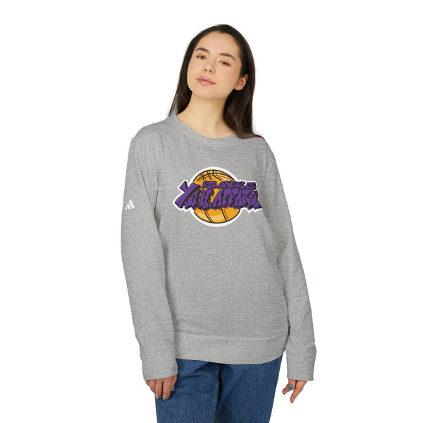 "Los Angeles Y.A.H." adidas® Unisex Fleece Crewneck Sweatshirt