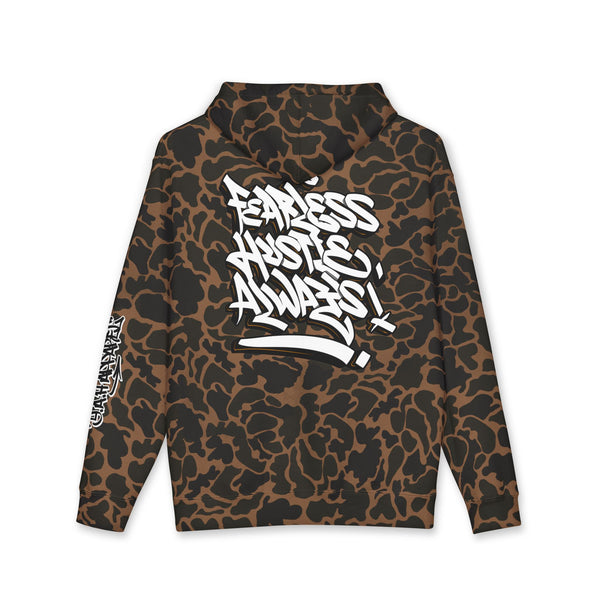 "Fearless Hustle Always" Unisex Heavyweight Hooded Sweatshirt