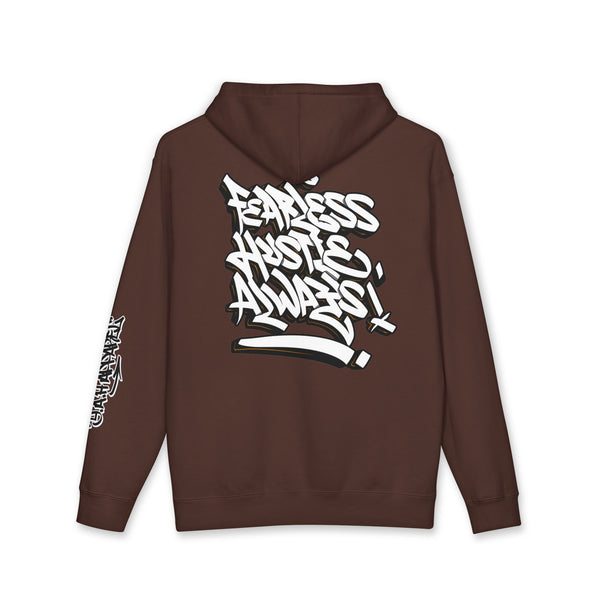 "Fearless Hustle Always" Unisex Heavyweight Hooded Sweatshirt