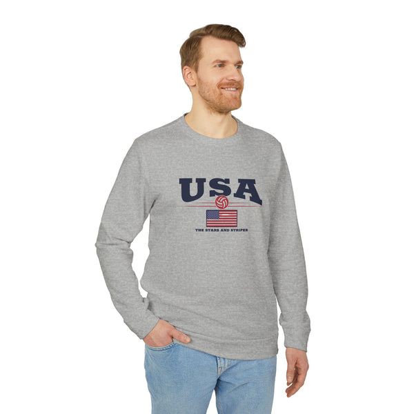 Y.A.H. Athletics X U.S.A. X adidas Unisex Fleece Crewneck Sweatshirt