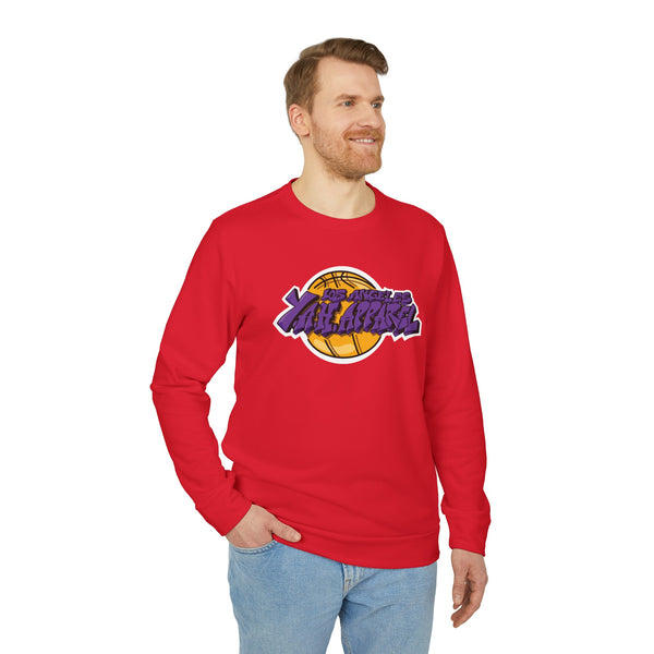 "Los Angeles Y.A.H." adidas® Unisex Fleece Crewneck Sweatshirt