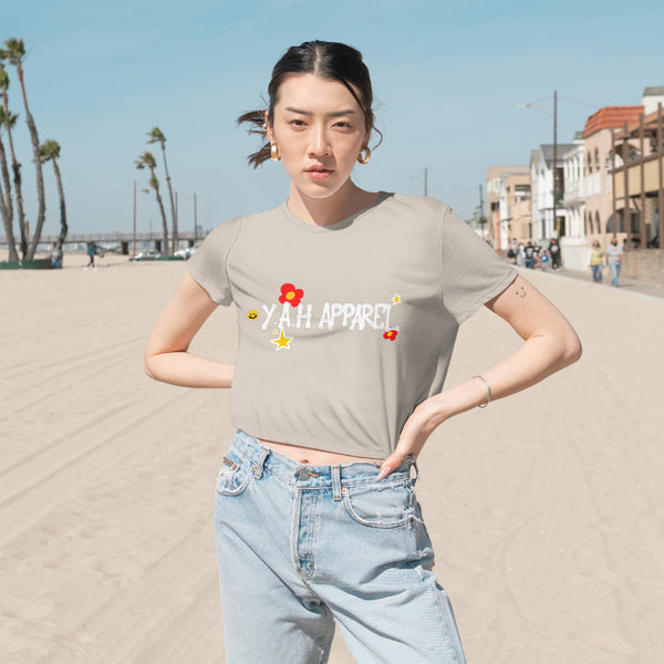 "Spead Kindness" Women's Flowy Cropped Tee