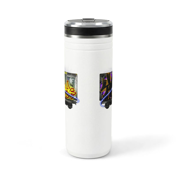 "Bombed Train" Titan Thermal Straw Tumbler, 24oz