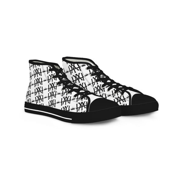 Monogramed Men's High Top Sneakers