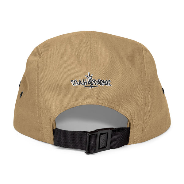 "Mane Street" 5 Panel Cap, Trendy Hat for Urban Fashion, Perfect Gift for Friends, Ideal for Casual Outings, Unisex Cap