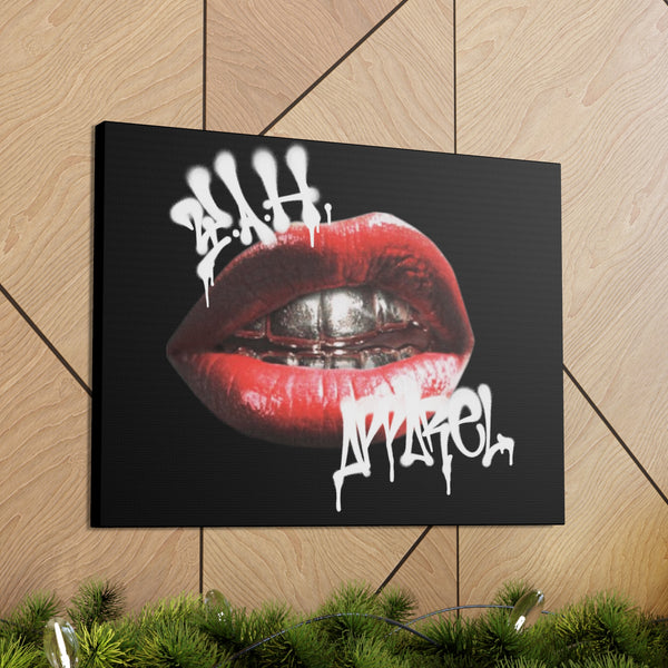 "Lips Pop'n" Canvas Gallery Wraps