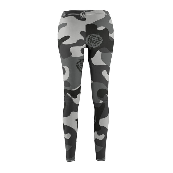 Snow Camo Women's Mid-rise Casual Leggings