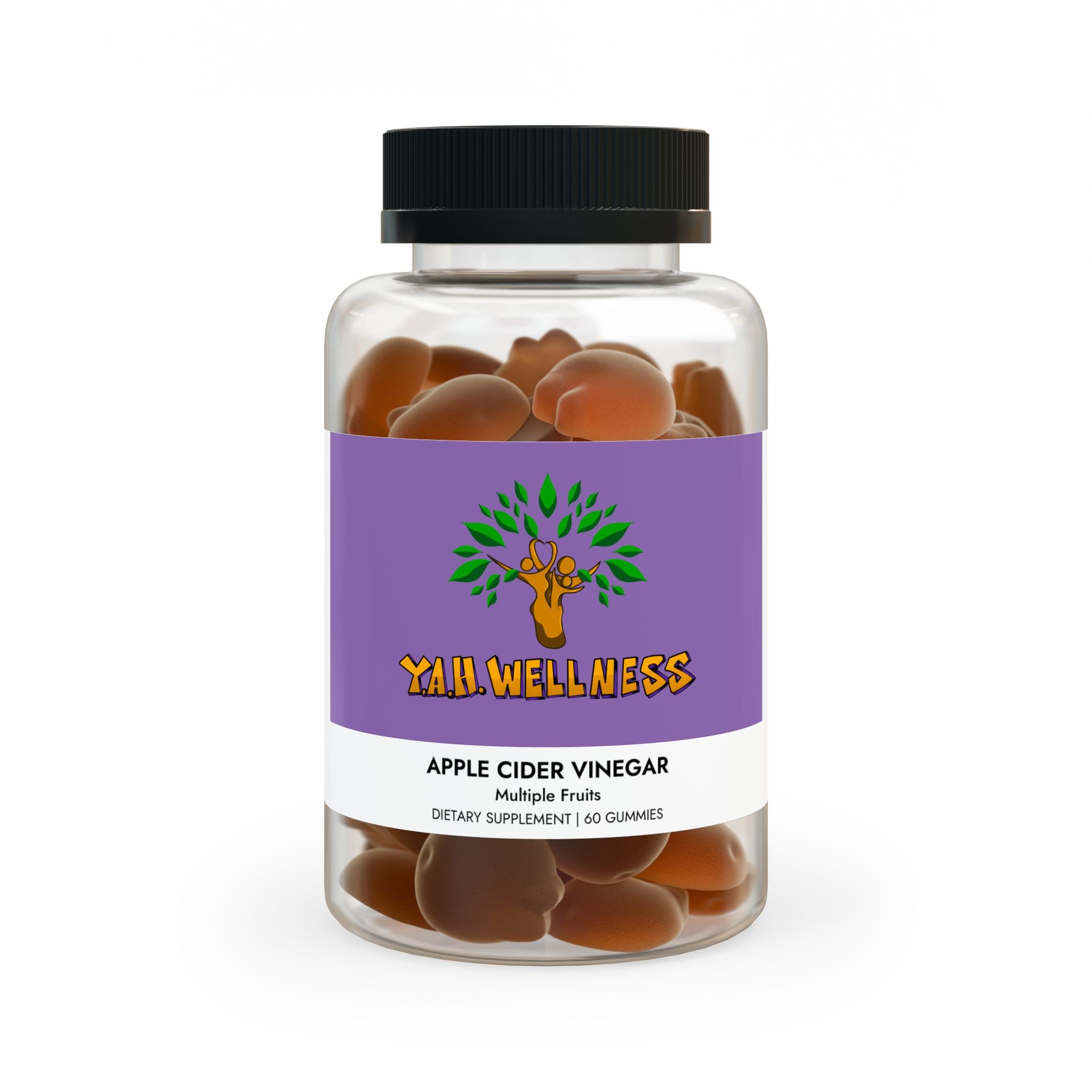 Y.A.H. Wellness Apple Cider Vinegar Gummies (60 Gummies)