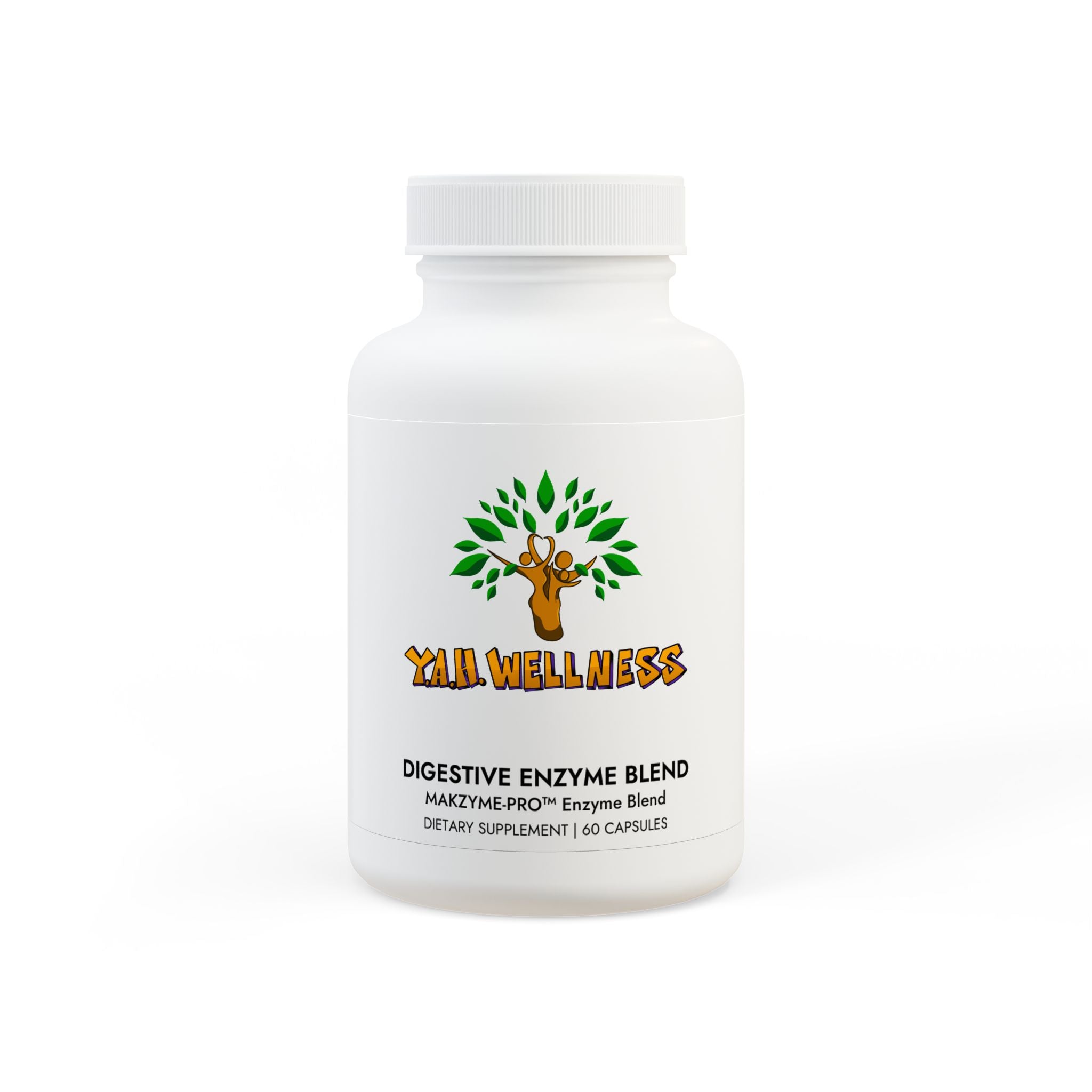 Y.A.H. Digestive Enzyme Blend Supplement (60 Capsules)