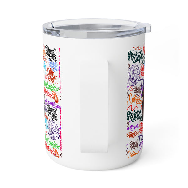 "The Drip Script"  10oz Insulated Coffee Mug