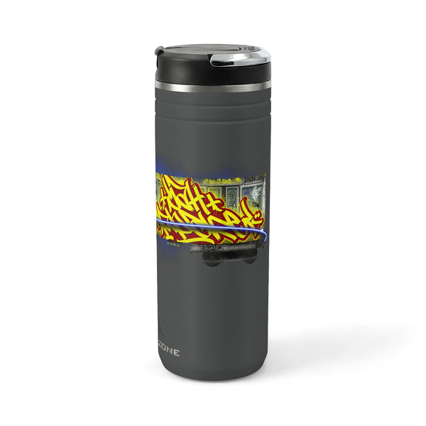 "Bombed Train" Titan Thermal Straw Tumbler, 24oz