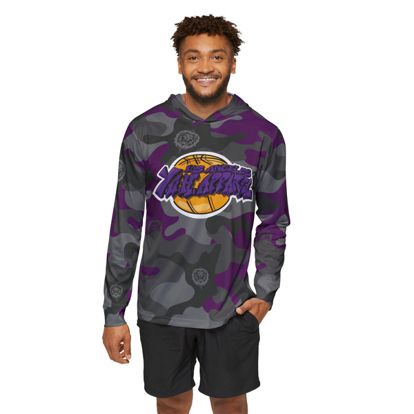 L.A. Y.A.H. Purple Camo Men's Sports Warmup Hoodie