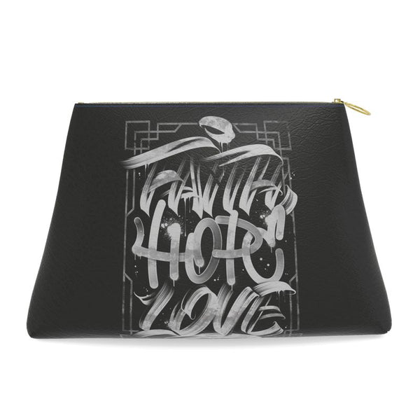 "Faith Hope Love" Clutch Bag
