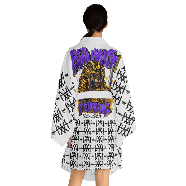 Monogram Long Sleeve Kimono Robe