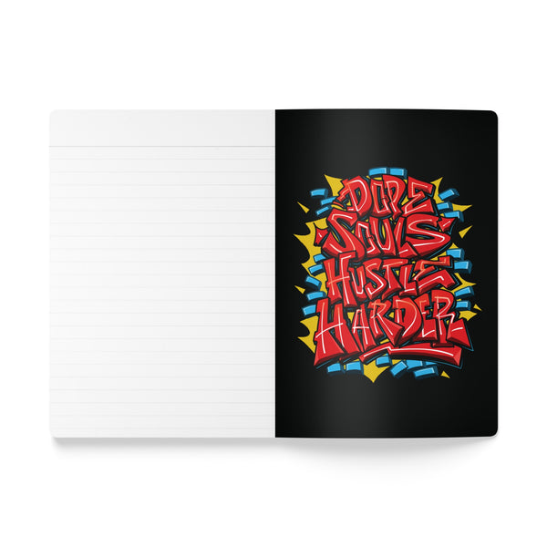 "Work Hard Dream Big" Softcover Journal (With Inside Graffiti Prints)